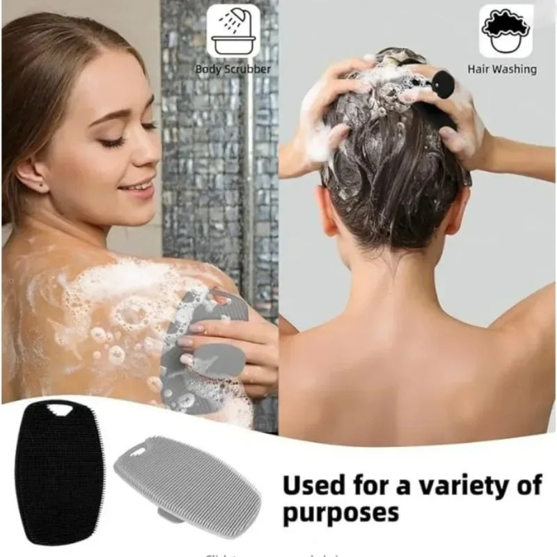 Escova de Silicone para Limpeza Corporal